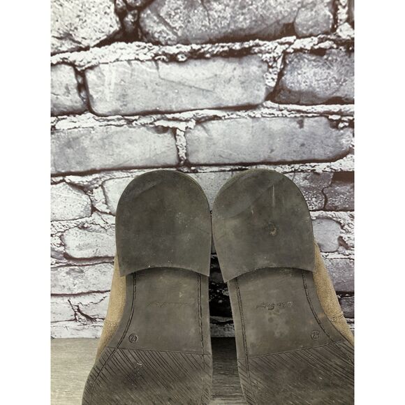 Experience Taupe Suede Leather Oxfords Cap Toe Casual Shoes Men’s Sz 42EU/9M US - Picture 8 of 16